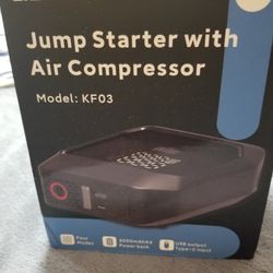 Potable Car Jump starter With Air Compressor
