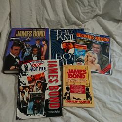 Lot of James Bond Books and Magazines