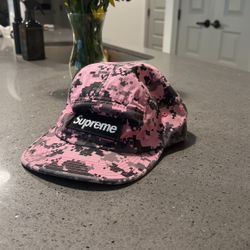 Supreme Pink Digital Camo Hat