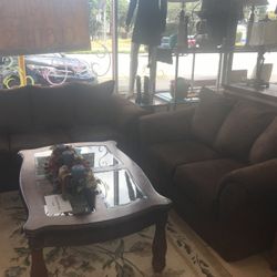 Brand New Brown Sofa Set 