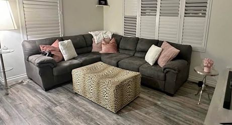 Couch and ottoman