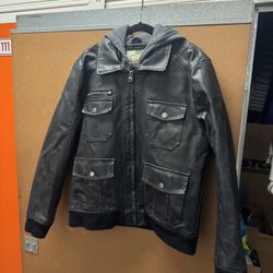 American rag leather jacket