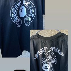 Chrome hearts x bape collab tee size M