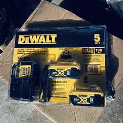 dewalt batteries with charger 