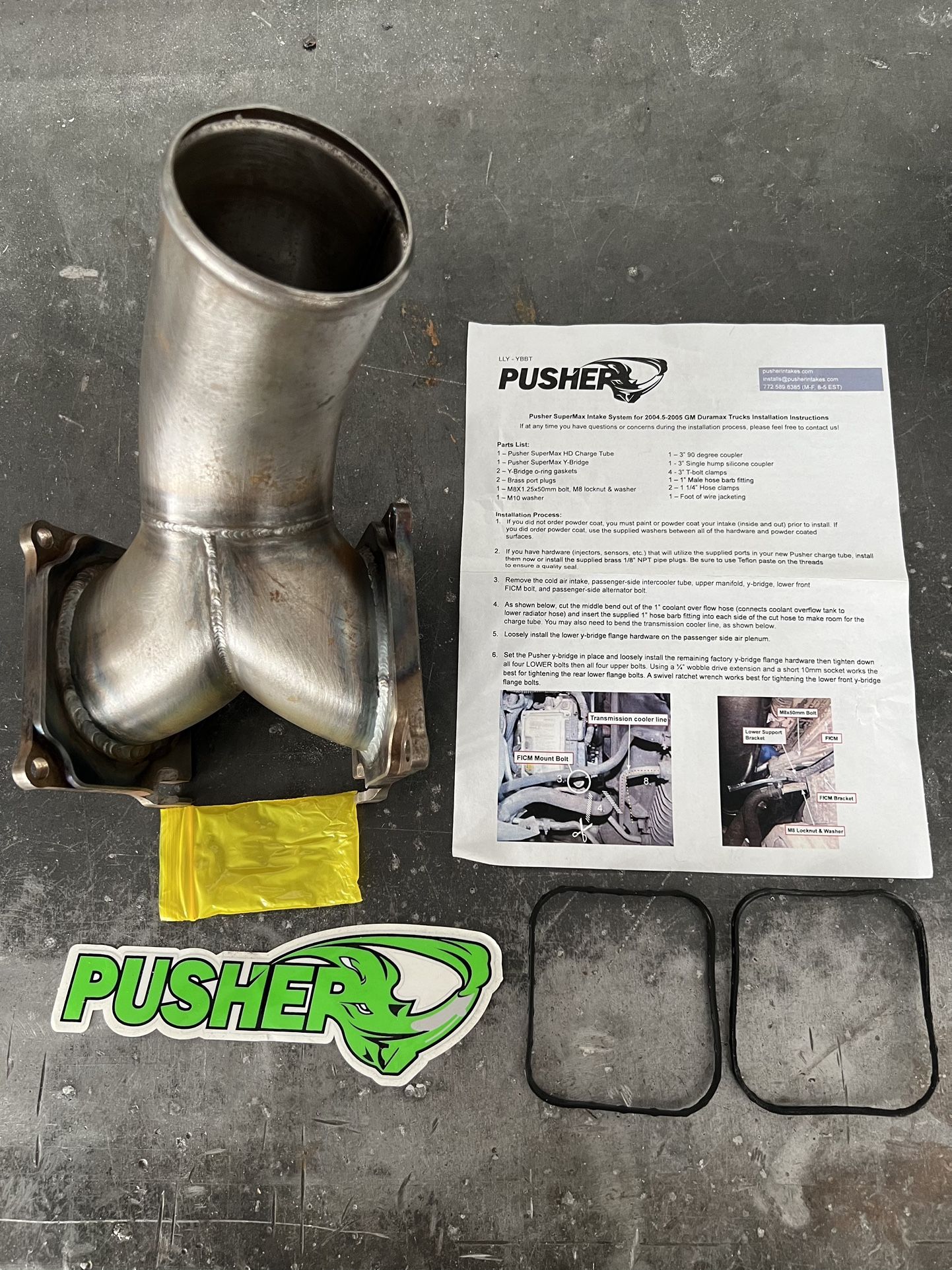 ** 2004.5-2006 LLY Duramax PUSHER Y-Bridge **