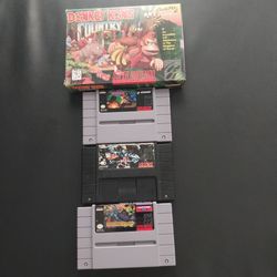 snes game lot
