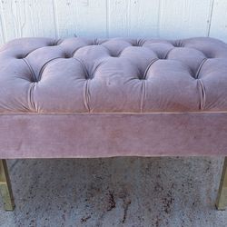 Velvet Mauve storage ottoman