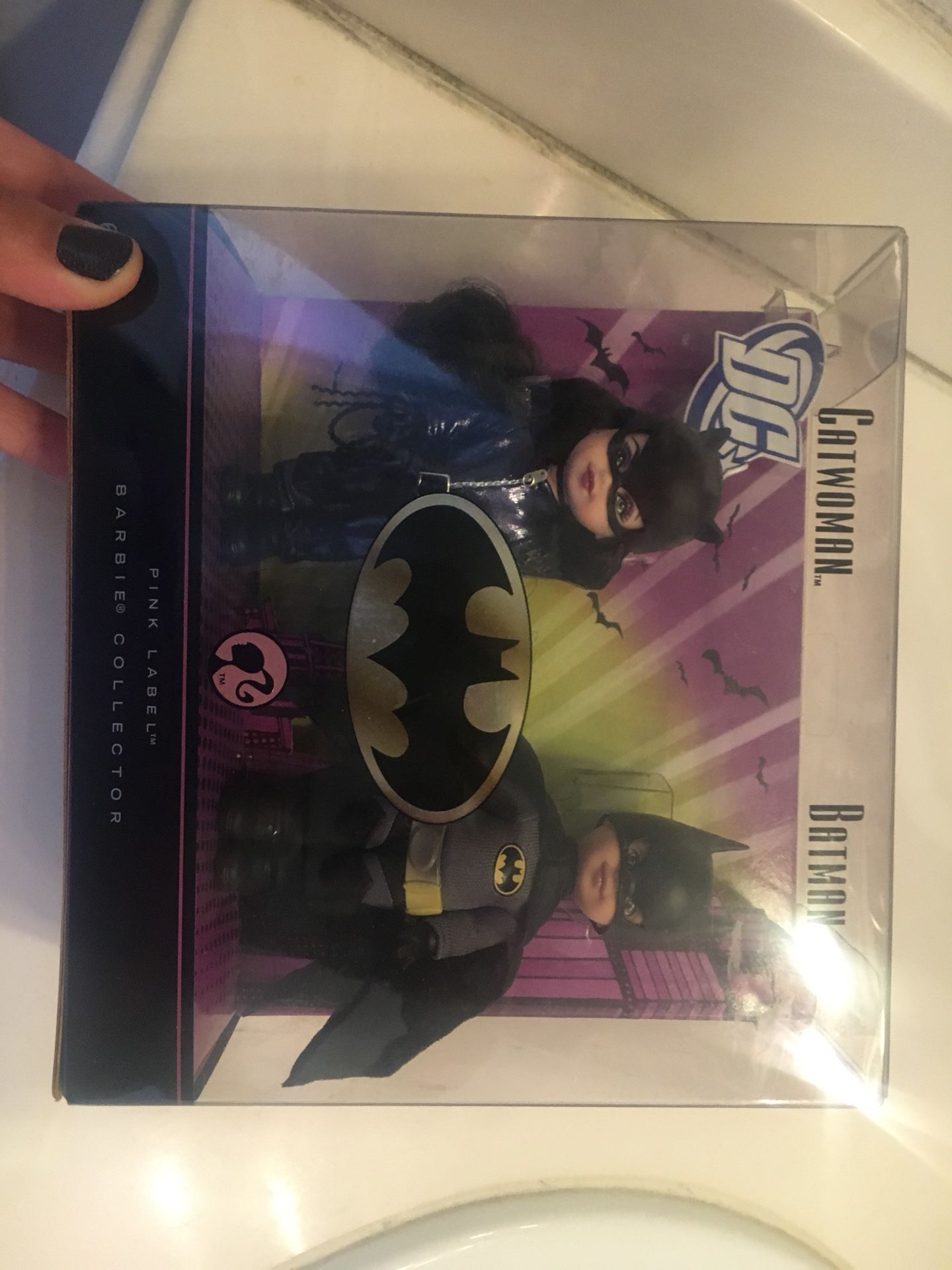 Collectible Batman and Catwoman Barbie