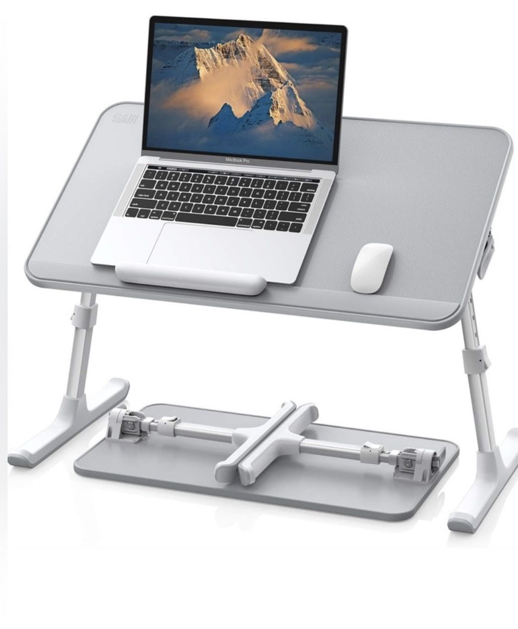 Leather Lap Desk Laptop Bed Table 