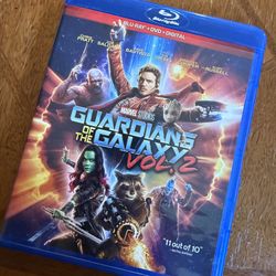 Guardians Of The Galaxy Blue Ray DVD 