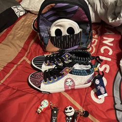 Nightmare Before Christmas Backpack And Shoes 