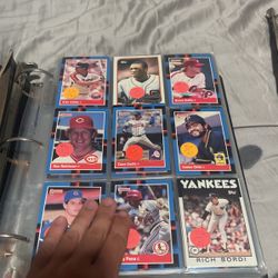 Old Baseball Cards, Two Binders