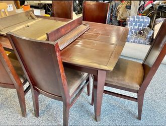 Beautiful sturdy wood dining room table