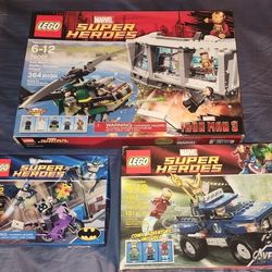 Lego 76007,6858,6858,6867 Superheroes Sets