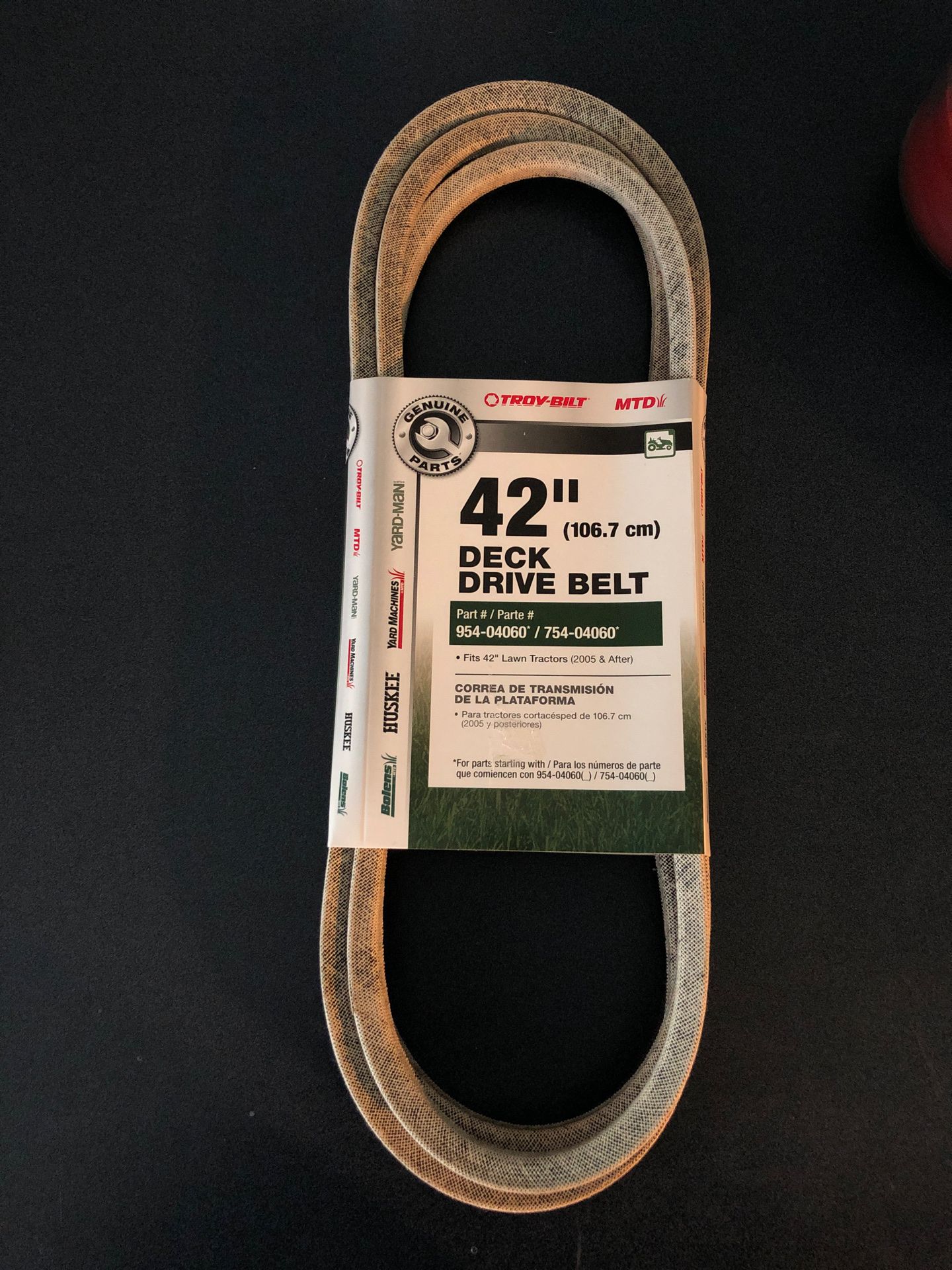 42” Deck Drive Belt