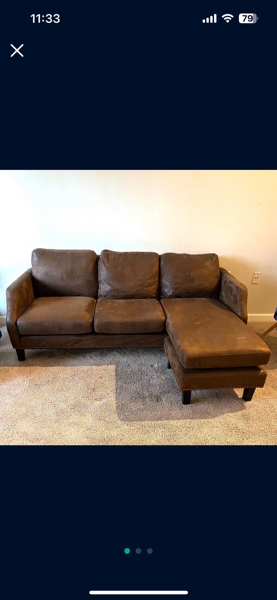 Braxton 2 - piece Upholstered sectional by sand & stable