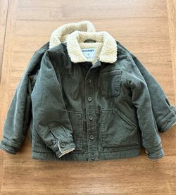 Old Navy toddler sherpa-lined corduroy jacket