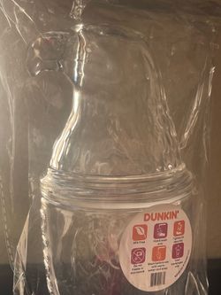 Dunkin plastic eagle cup