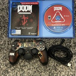 Doom 2016 + DualShock 4 Controller Bundle 