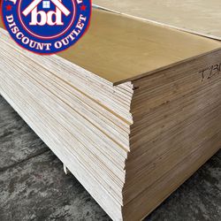 Birch Plywood - 1/2” - $40 Ea