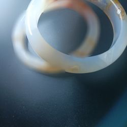 Sakura Cherry Blossom Agate Bangle Agata Flor De Cereza 