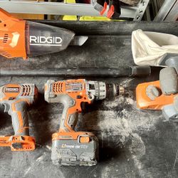 ridgid Power tool lot