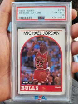 Michael Jordan, psa graded slab