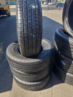 Set of four used tires 245/70-16 FIRESTONESÑ