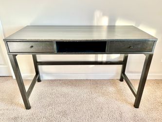 Discontinued IKEA Linnarp Solid Wood Desk - Black (Great Condition)