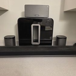 Complete Sonos Surround Sound System With Subwoofer