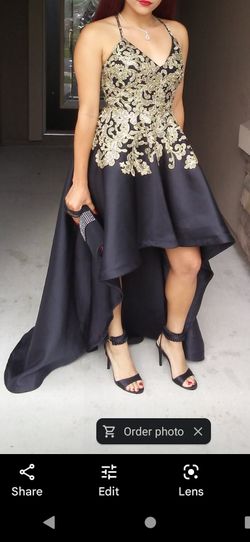 Black And Gold Dress