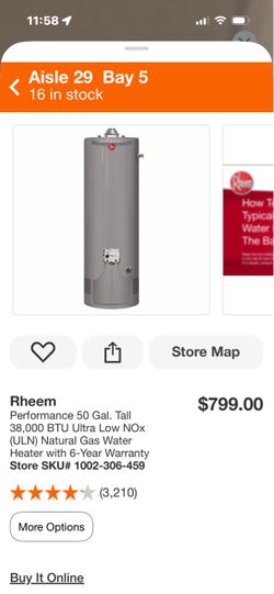 50 gallon water heater