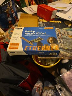Vintage Belkin Desktop Network PCI Card 10/100BT - Brand New In Box