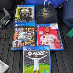 Ps4 Pro With Games