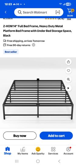 Full Size bedframe disassembled cash only is still available no messages after 8pm NE Philly