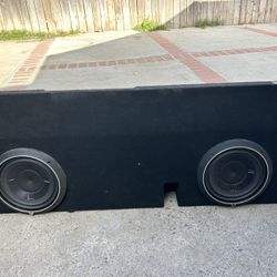 2 10in Rockford Fosgate Punch With Box For Toyota Tacoma. 