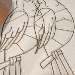 Metal Wire Bird Hanging