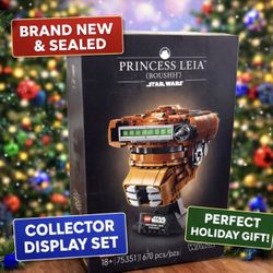 LEGO Star Wars Princess Leia (Boushh) Helmet (75351) – Brand New & Sealed