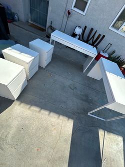 IKEA desks and drawers