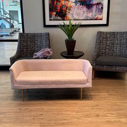 AVAILABLE Tainoki Plush Pink Sofa.
