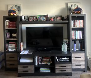 Tv Stand With Shelves