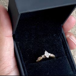 Diamond Engagement Cluster Ring