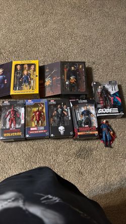 Star Wars,marvel,NECA,gijoe action figure lot