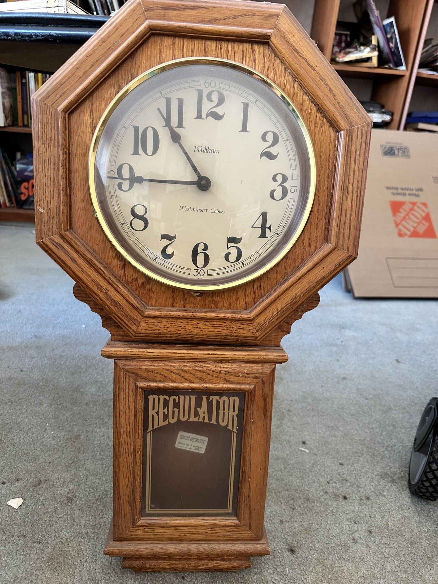 Antique Regulator Clock