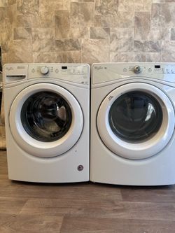Whirlpool washer and dryer laundry