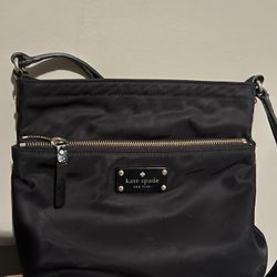 Kate Spade. Black, Crossbody Bag.