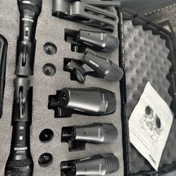 Brand New Set Of 7 Shure Drum Microphones $190 Price Firm No Trades Only Cash 