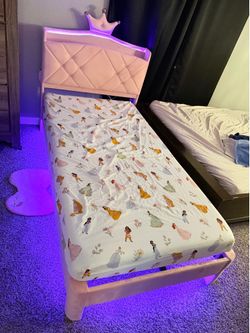Princess twin bed frame
