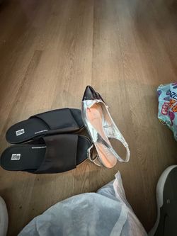 Fitflop platforms and pointed flats