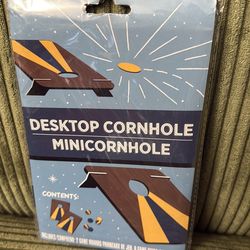 Desktop cornhole activity